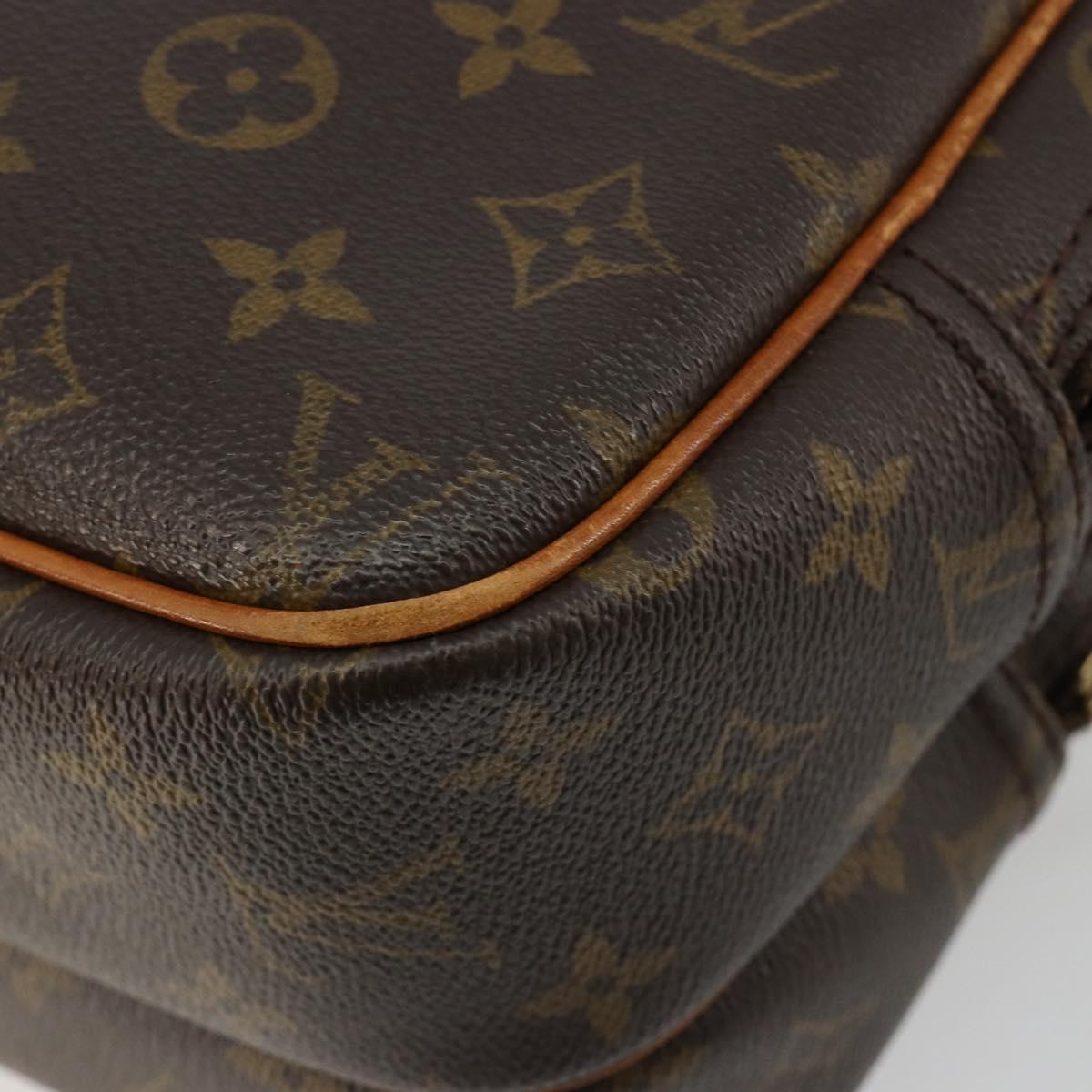 LOUIS VUITTON Monogram Reporter PM Shoulder Bag M45254 LV Auth 182612