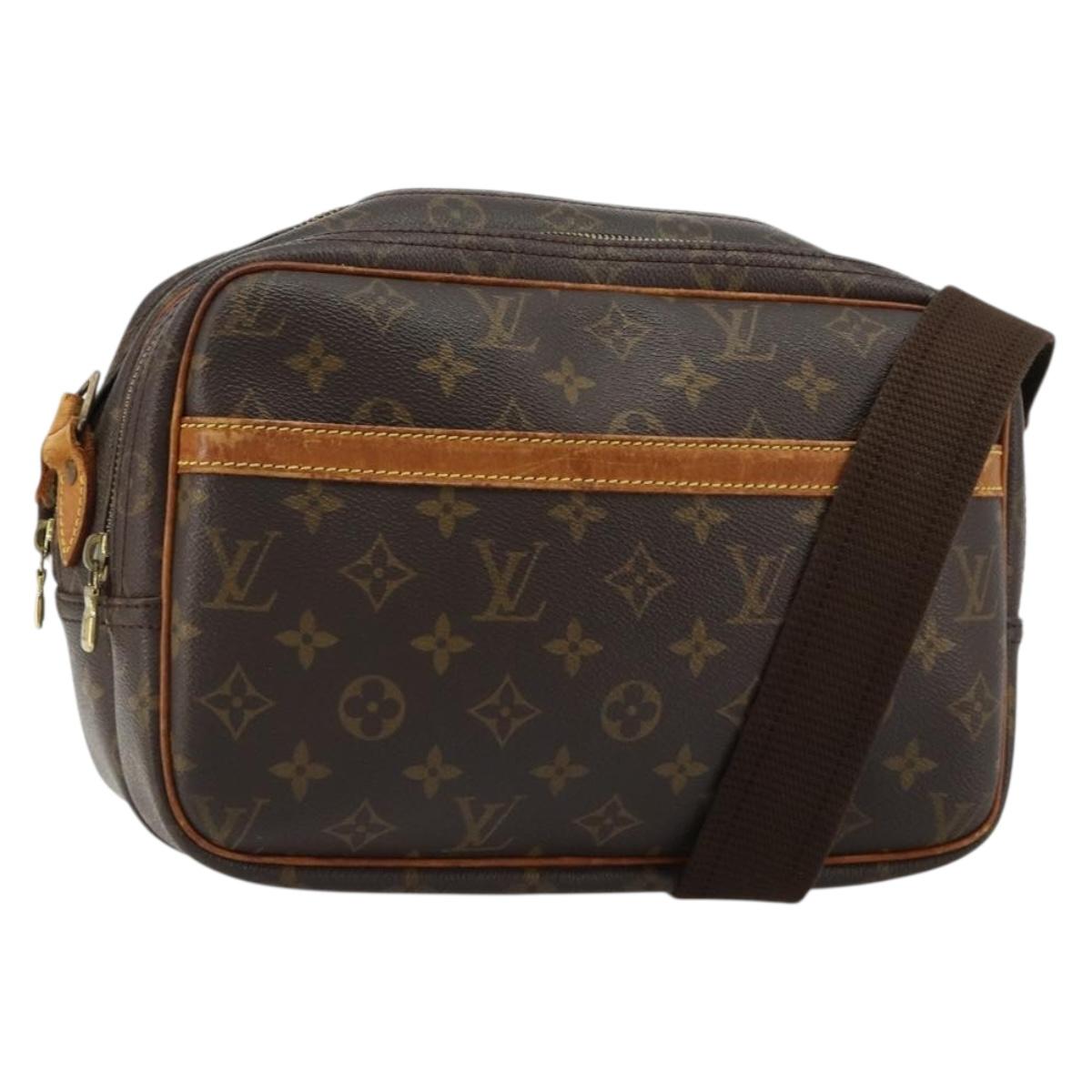 LOUIS VUITTON Monogram Reporter PM Shoulder Bag M45254 LV Auth 182612