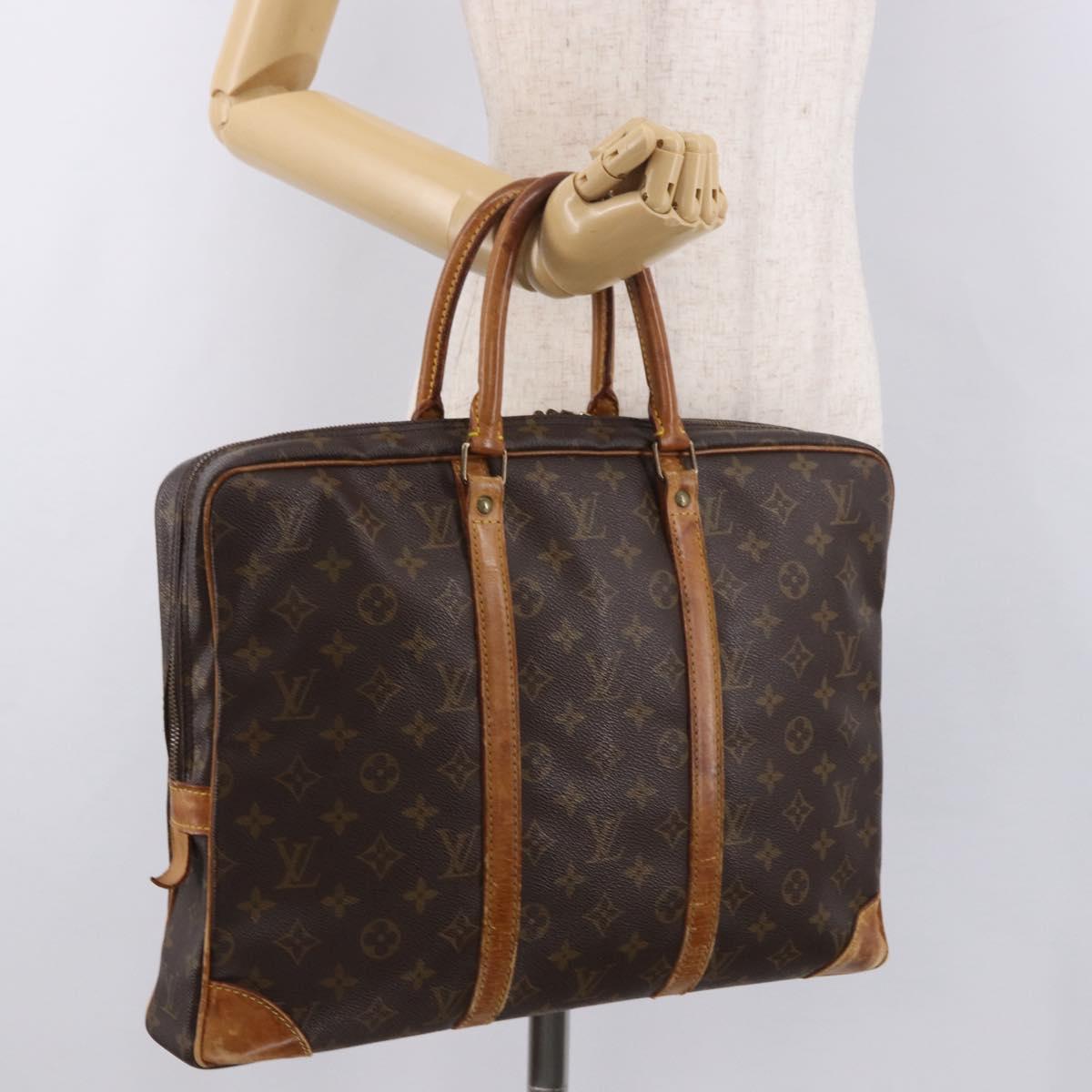 LOUIS VUITTON Monogram Porte Documents Voyage Business Bag M53361 LV Auth 182617