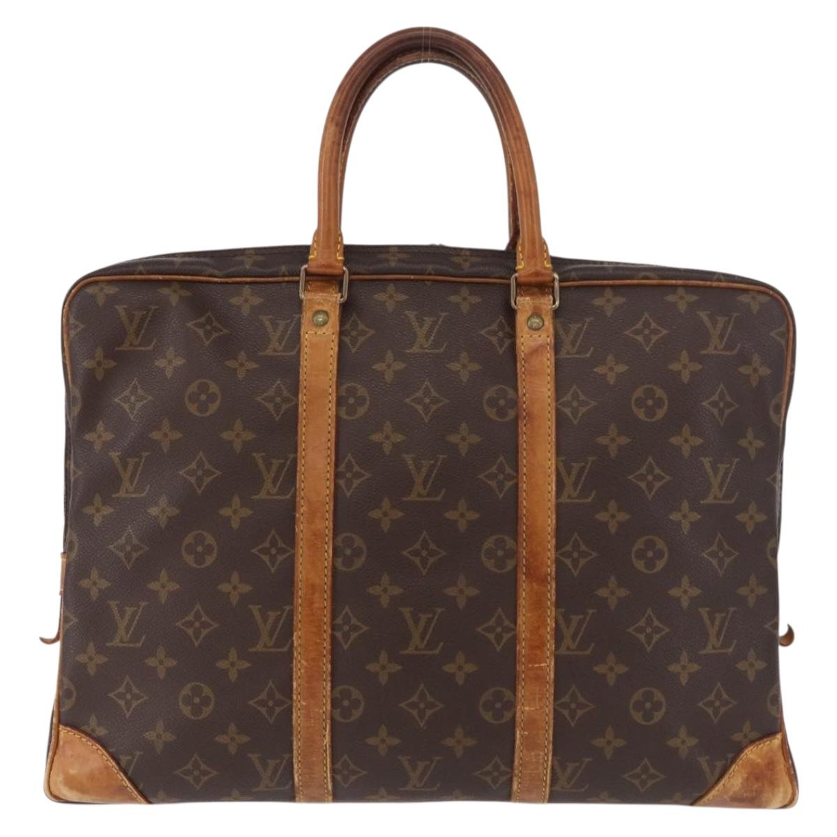 LOUIS VUITTON Monogram Porte Documents Voyage Business Bag M53361 LV Auth 182617