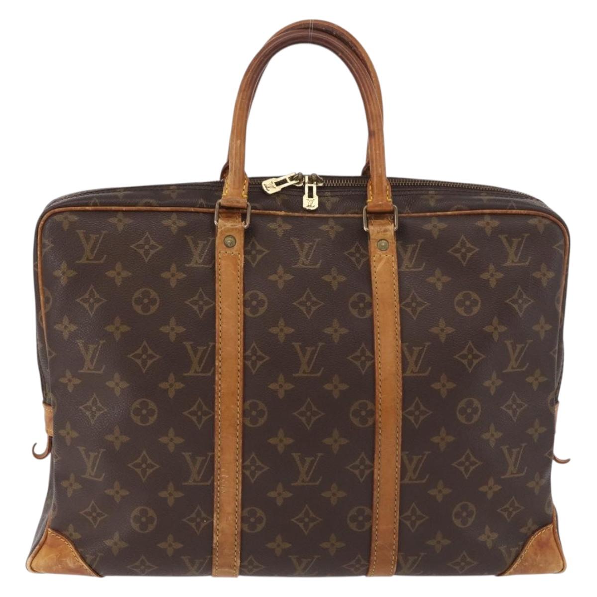 LOUIS VUITTON Monogram Porte Documents Voyage Business Bag M53361 LV Auth 182617