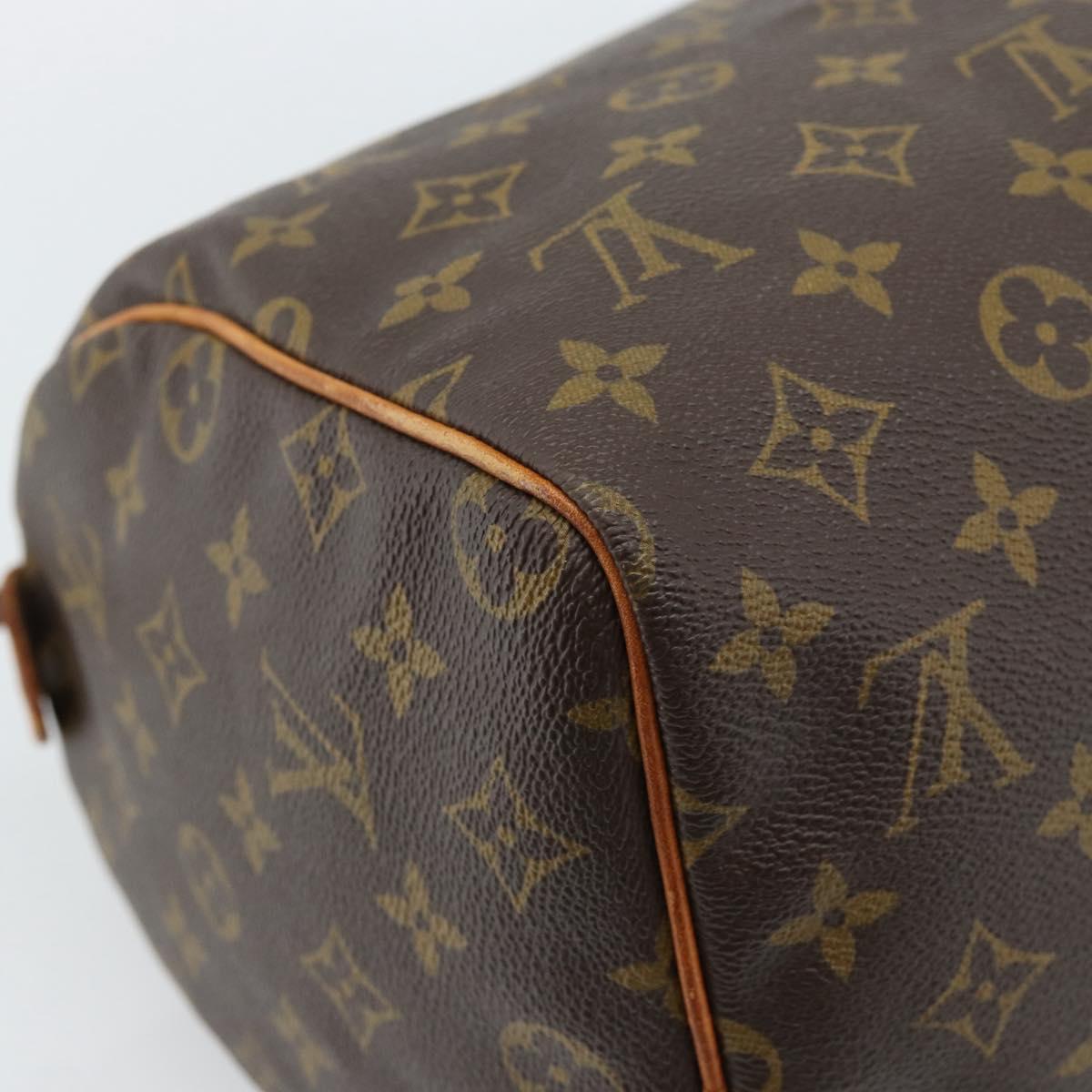 LOUIS VUITTON Monogram Speedy 30 Hand Bag M41526 LV Auth 182620A
