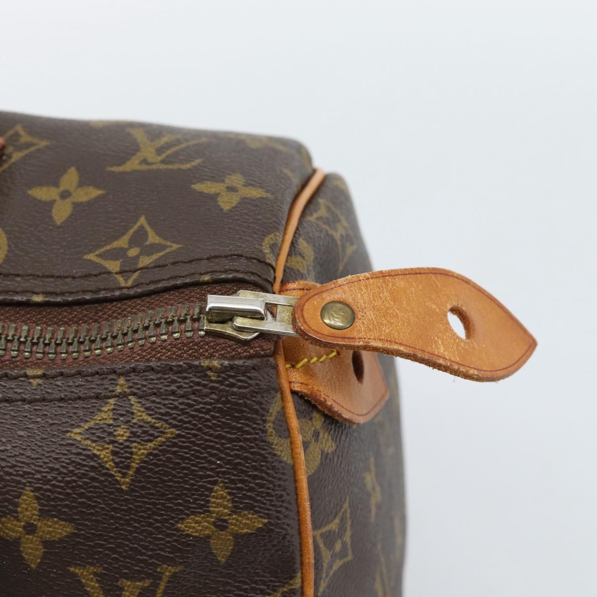 LOUIS VUITTON Monogram Speedy 30 Hand Bag M41526 LV Auth 182620A