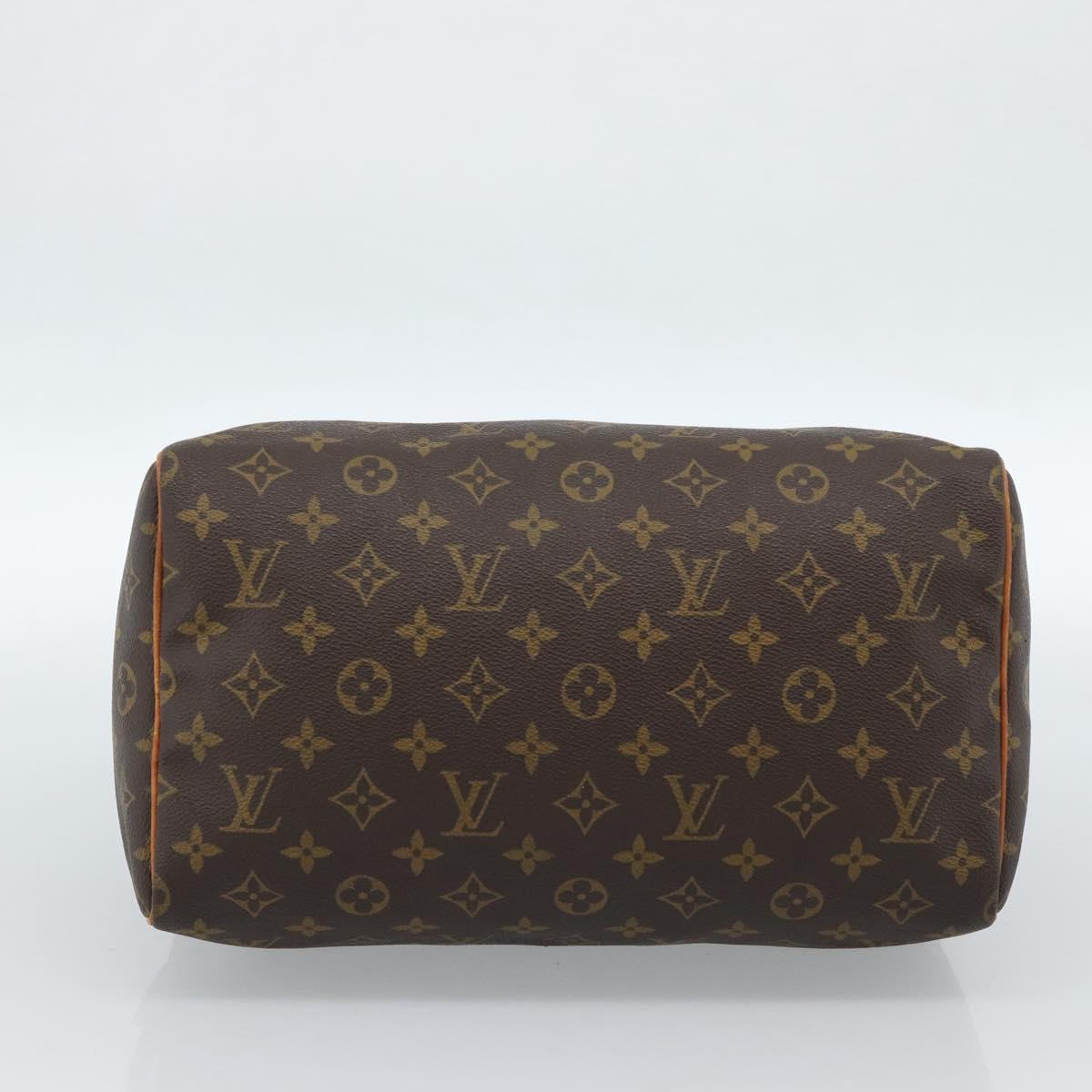 LOUIS VUITTON Monogram Speedy 30 Hand Bag M41526 LV Auth 182620A