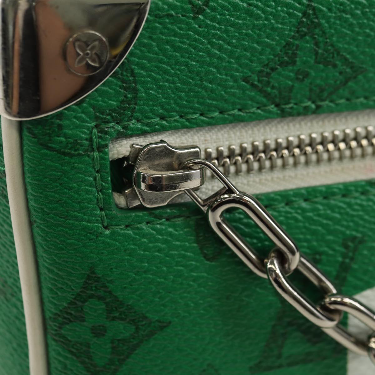 LOUIS VUITTON Monogram Everyday Mini Soft Trunk Bag Green M80816 Auth 182630M