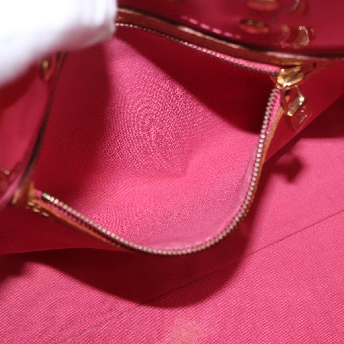 LOUIS VUITTON Monogram Vernis Reade PM Hand Bag Fran Boise M9132F LV Auth 182635