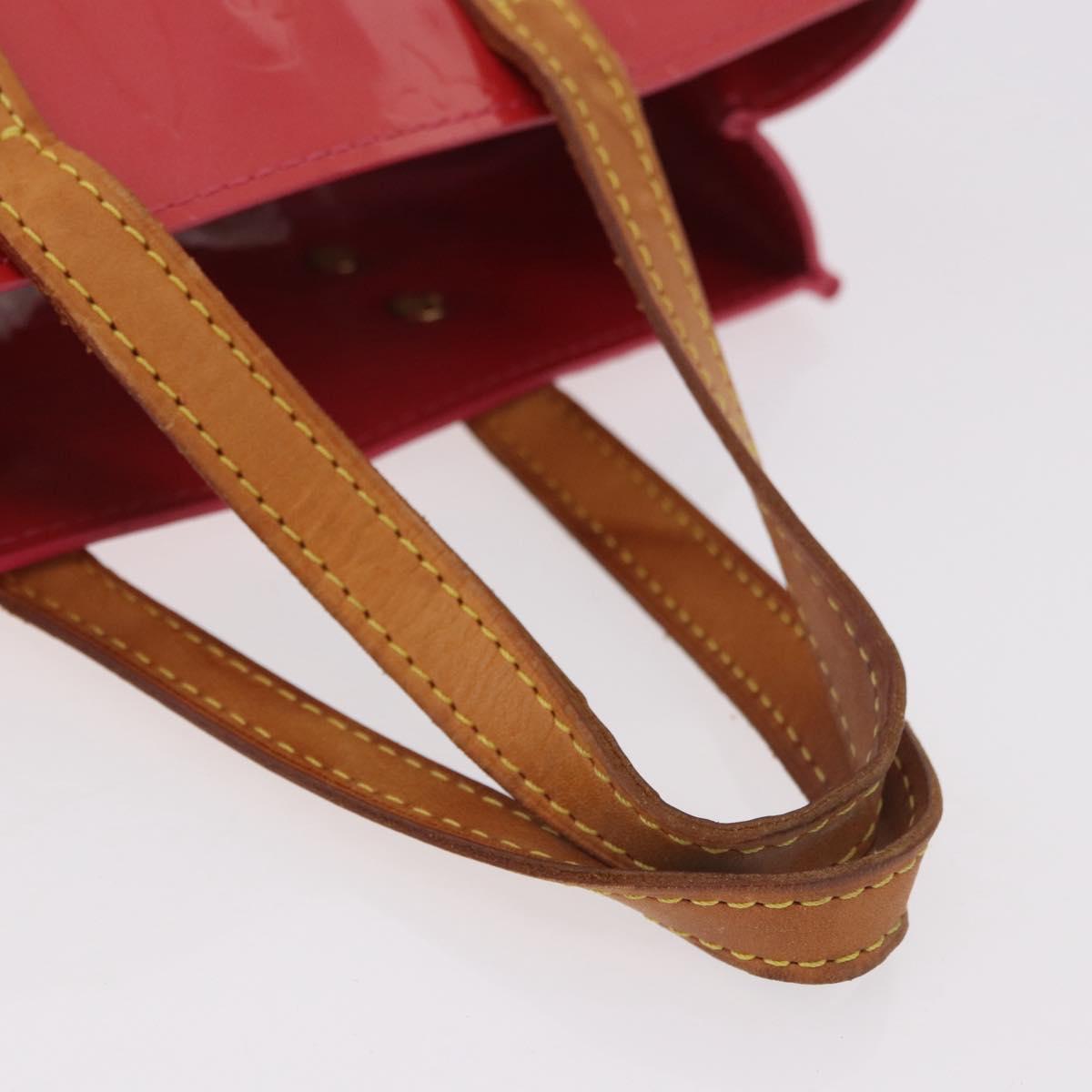 LOUIS VUITTON Monogram Vernis Reade PM Hand Bag Fran Boise M9132F LV Auth 182635