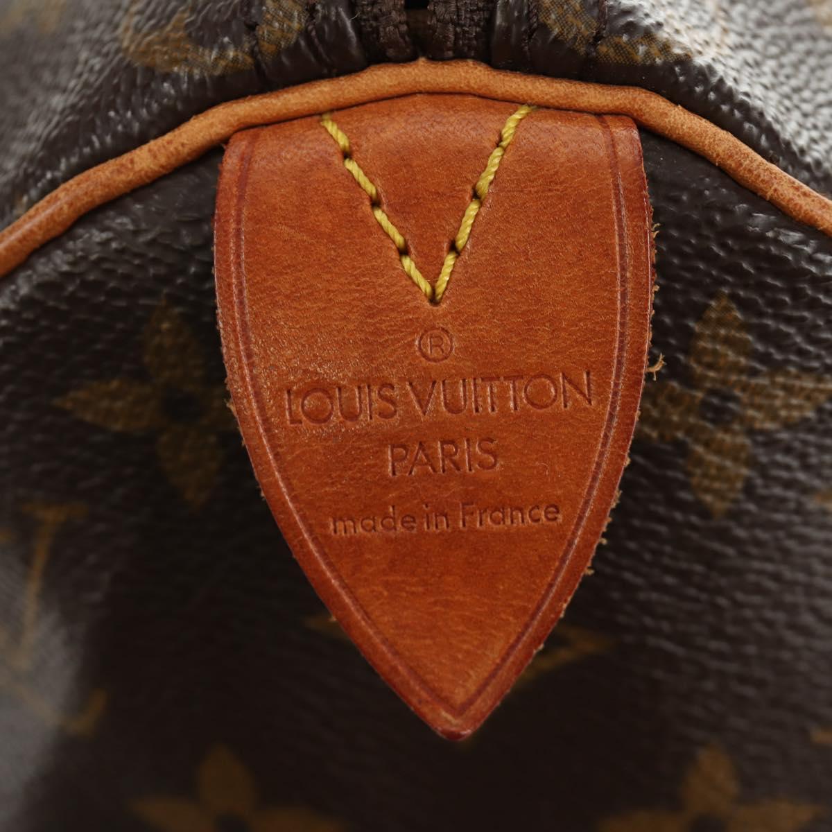 LOUIS VUITTON Monogram Speedy 25 Hand Bag M41528 LV Auth 182641SAM