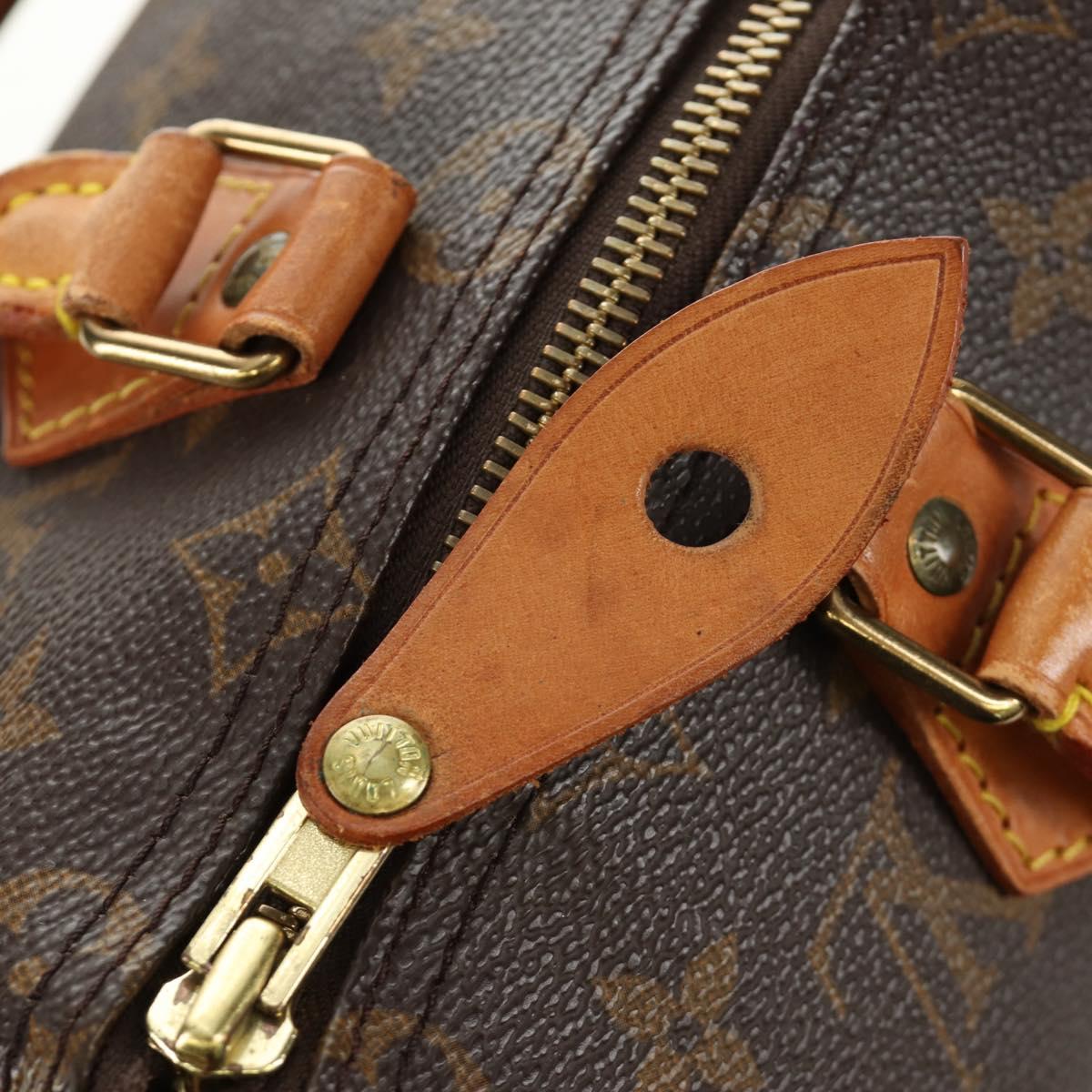 LOUIS VUITTON Monogram Speedy 25 Hand Bag M41528 LV Auth 182641SAM