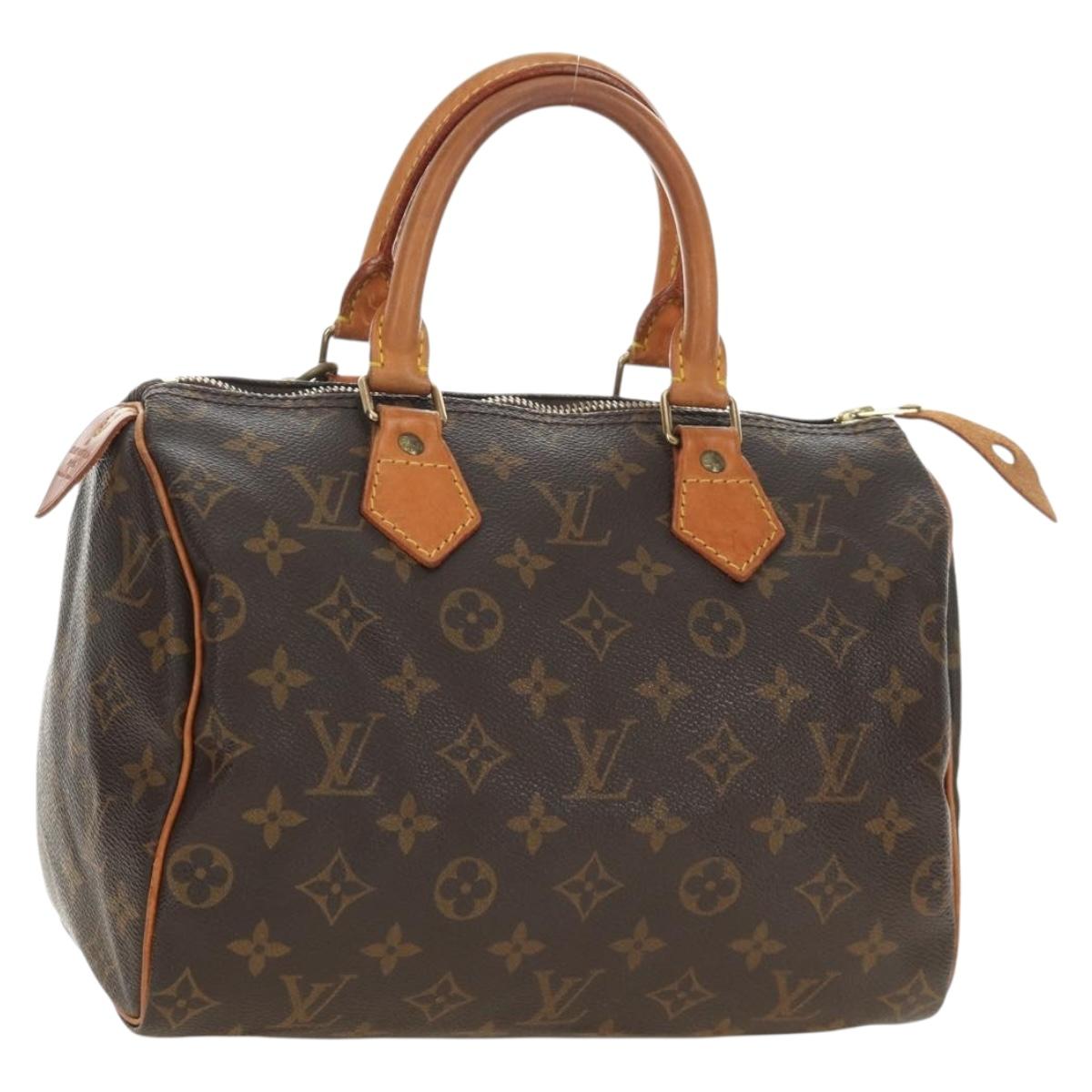 LOUIS VUITTON Monogram Speedy 25 Hand Bag M41528 LV Auth 182641SAM