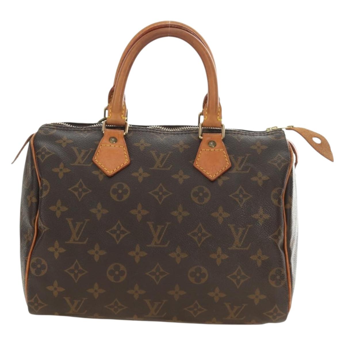 LOUIS VUITTON Monogram Speedy 25 Hand Bag M41528 LV Auth 182641SAM