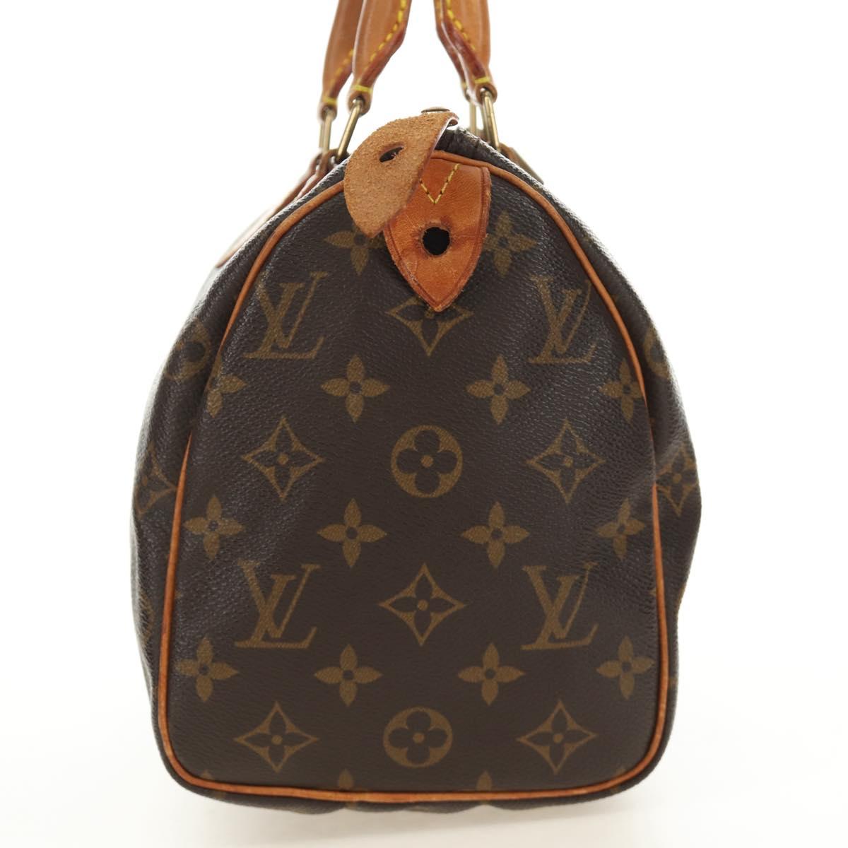 LOUIS VUITTON Monogram Speedy 25 Hand Bag M41528 LV Auth 182641SAM