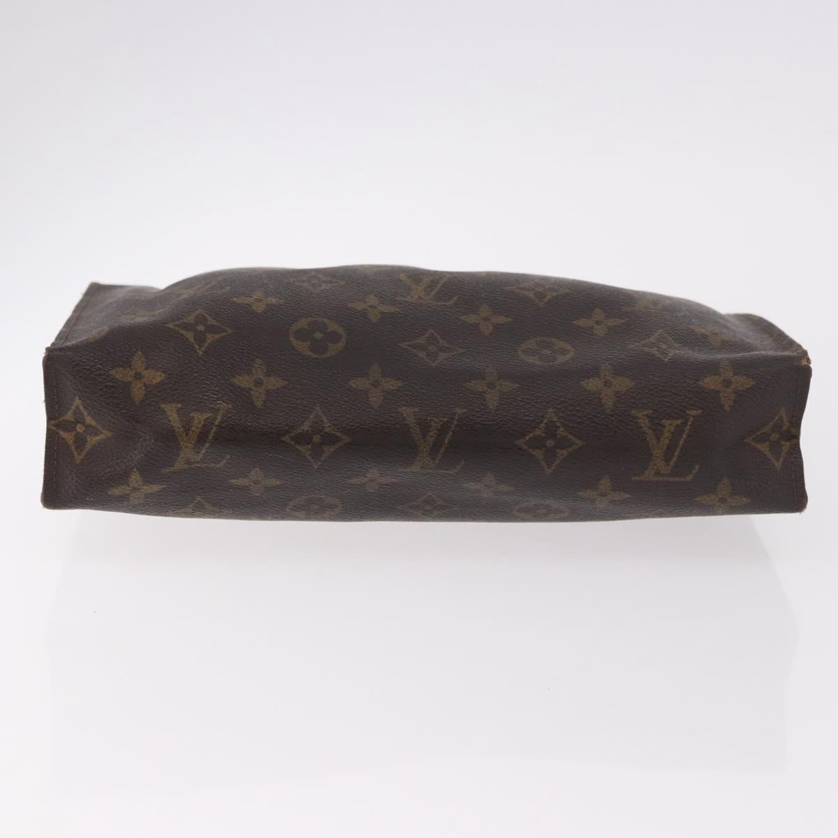 LOUIS VUITTON Monogram Poche Toilette 26 Pouch M47542 LV Auth 182646