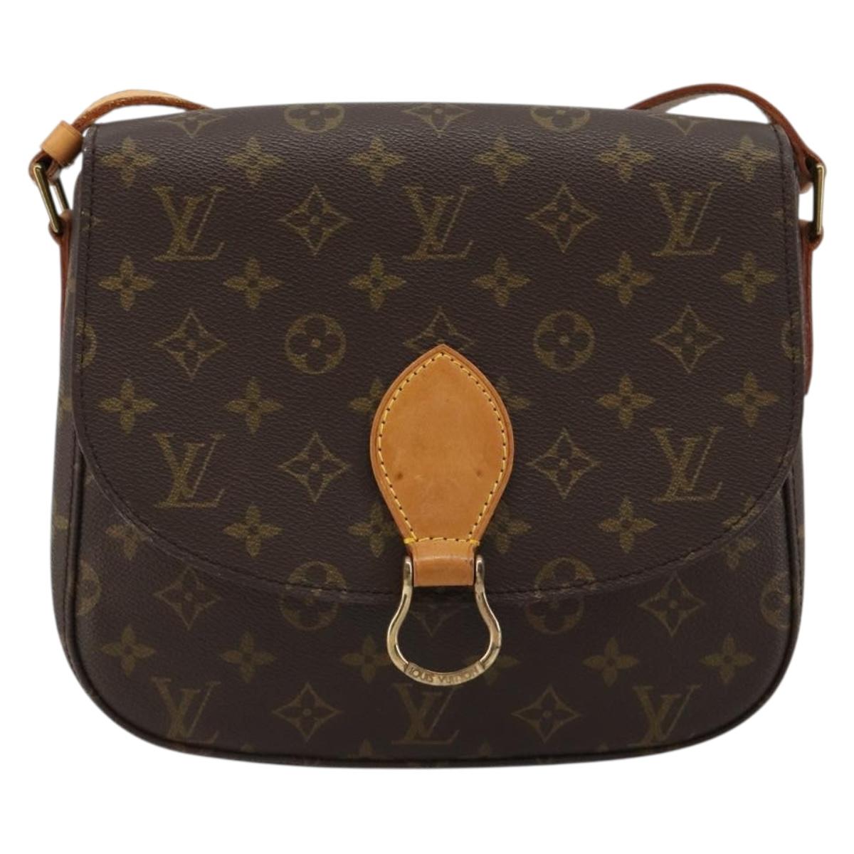 LOUIS VUITTON Monogram Saint Cloud GM Shoulder Bag M51242 LV Auth 182650