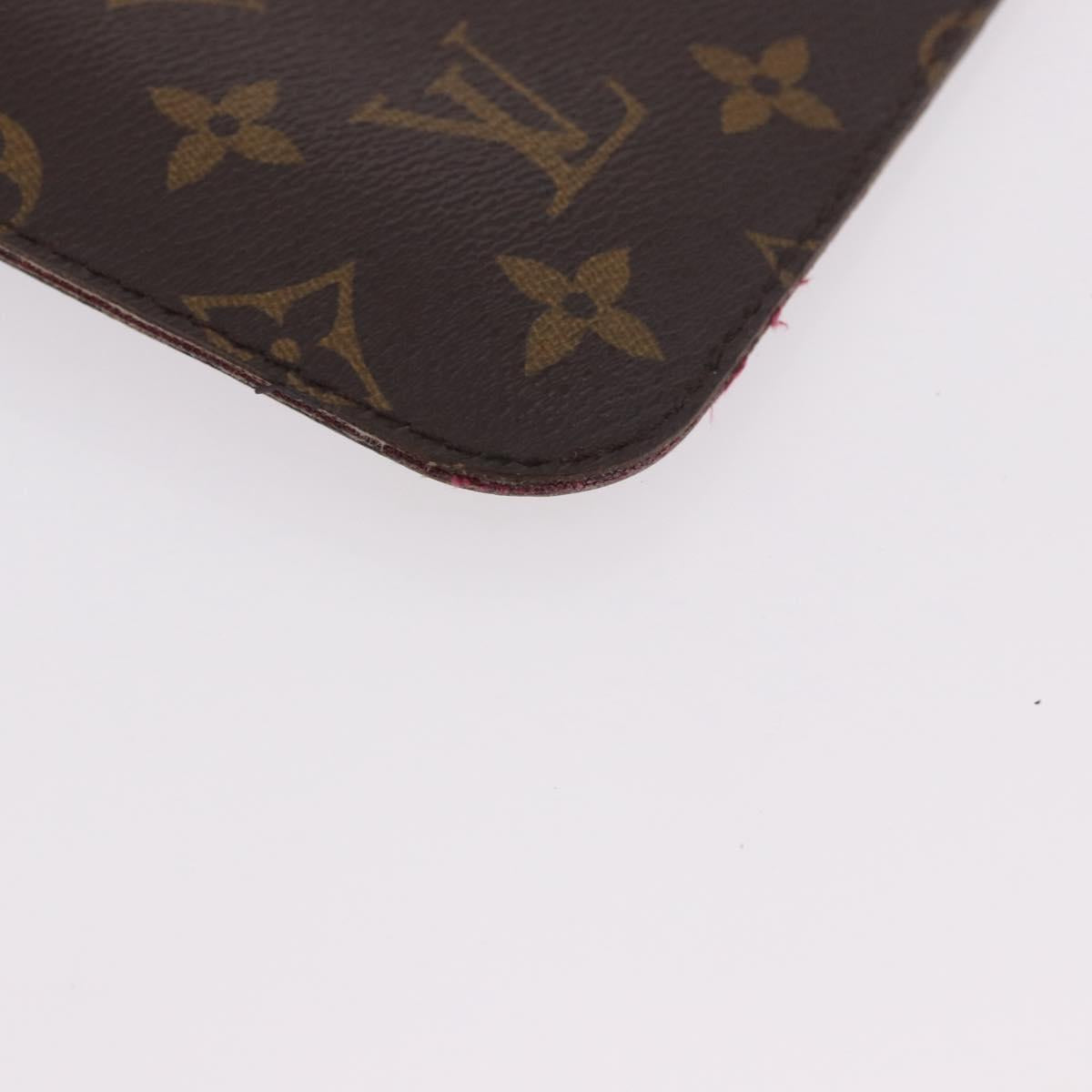 LOUIS VUITTON Monogram Neverfull MM Pouch Accessory Pouch LV Auth 182653A
