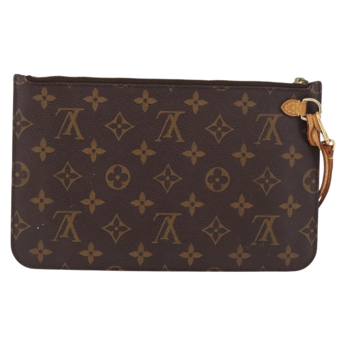 LOUIS VUITTON Monogram Neverfull MM Pouch Accessory Pouch LV Auth 182653A