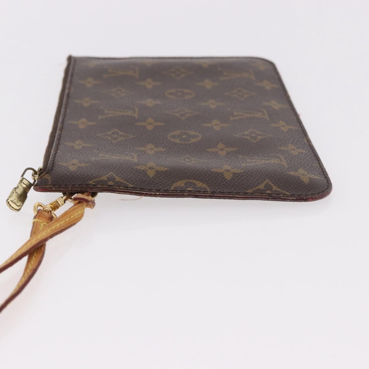 LOUIS VUITTON Monogram Neverfull MM Pouch Accessory Pouch LV Auth 182653A
