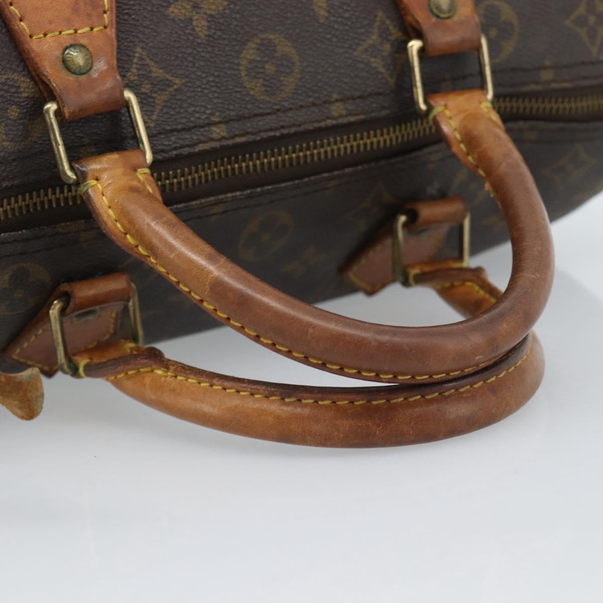 LOUIS VUITTON Monogram Speedy 30 Hand Bag M41526 LV Auth 182659