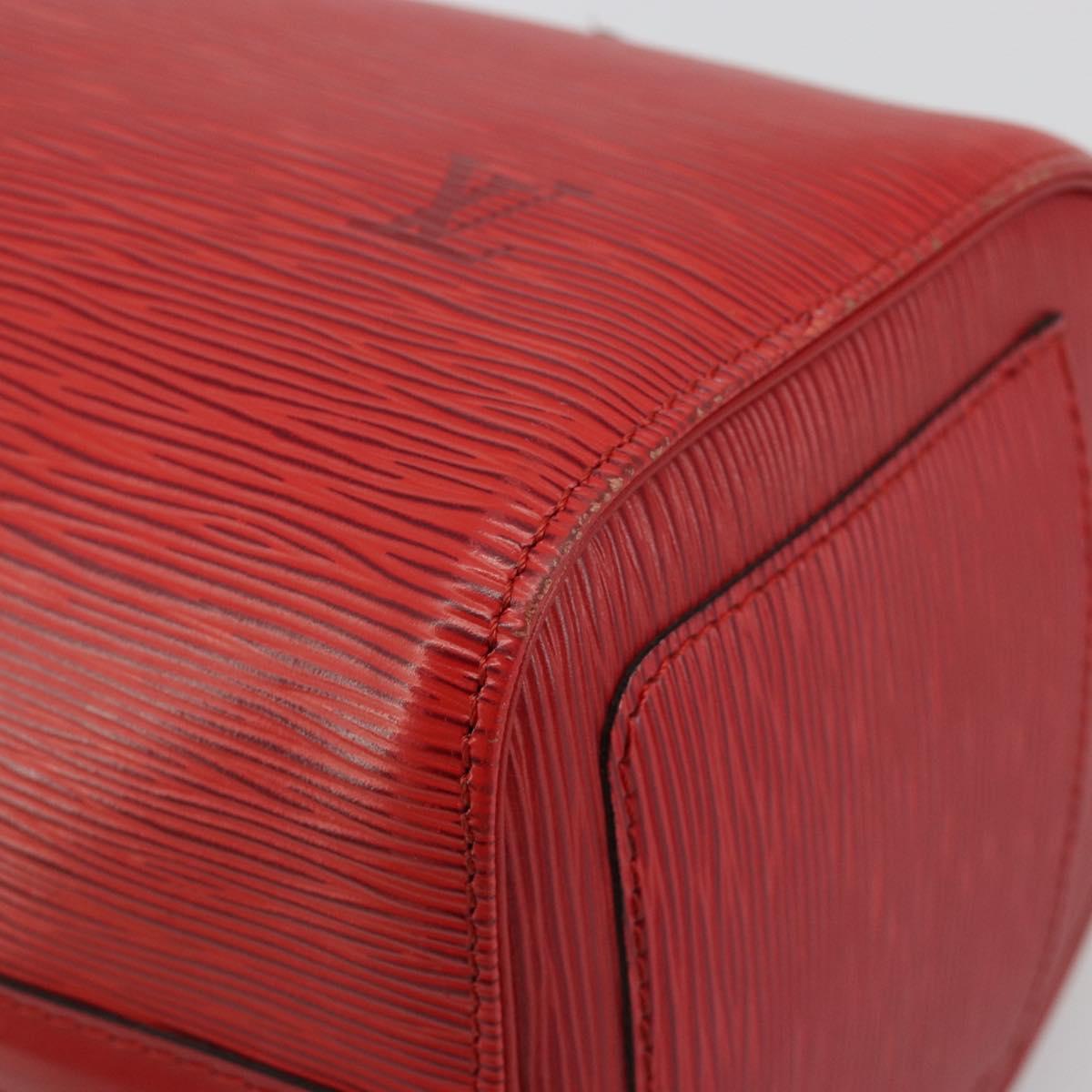 LOUIS VUITTON Epi Speedy 25 Hand Bag Castilian Red M43017 LV Auth 182664A