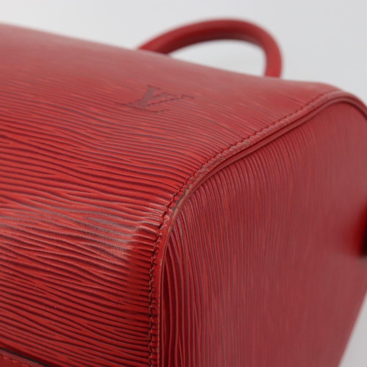 LOUIS VUITTON Epi Speedy 25 Hand Bag Castilian Red M43017 LV Auth 182664A
