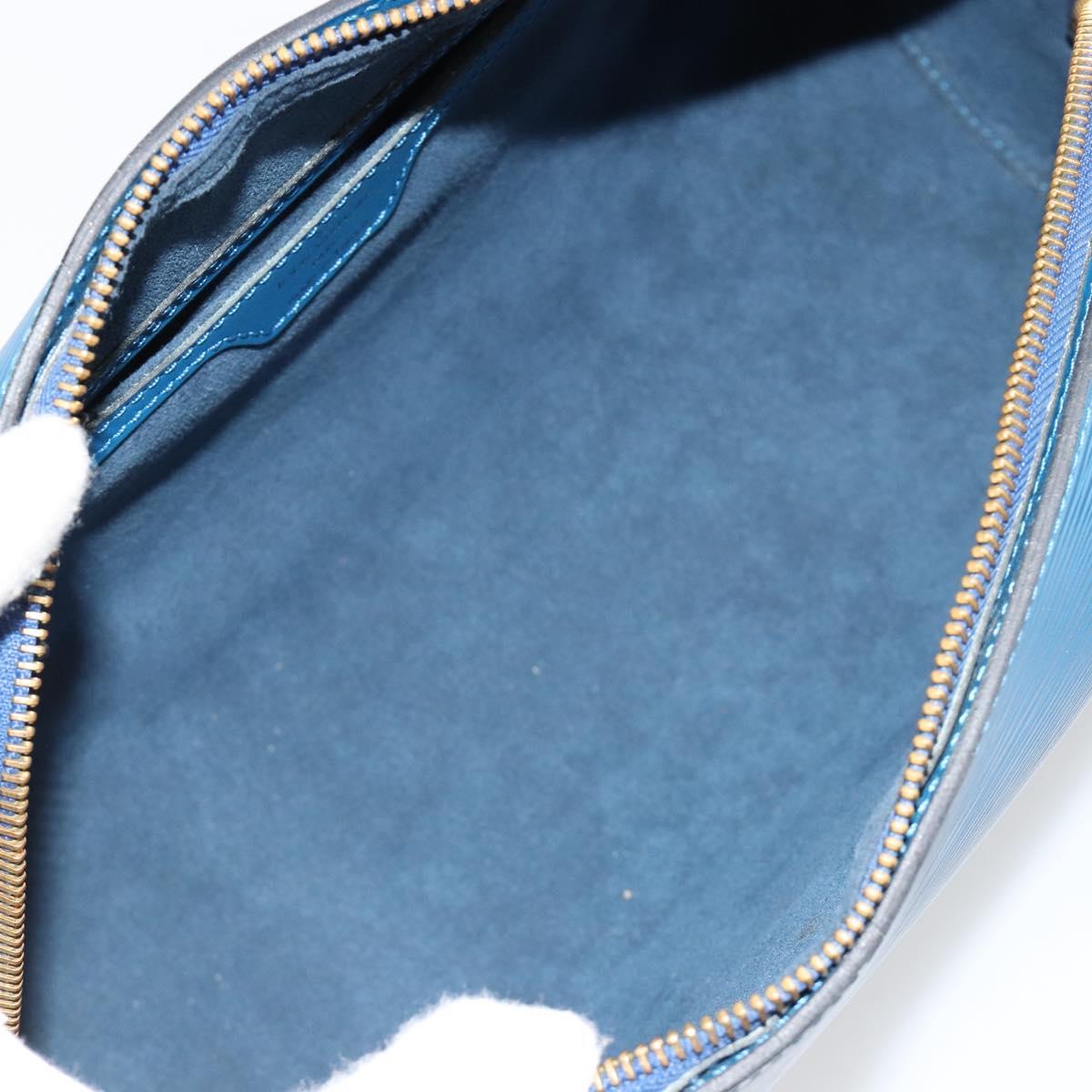 LOUIS VUITTON Epi Soufflot Hand Bag Blue M52225 LV Auth 182665A