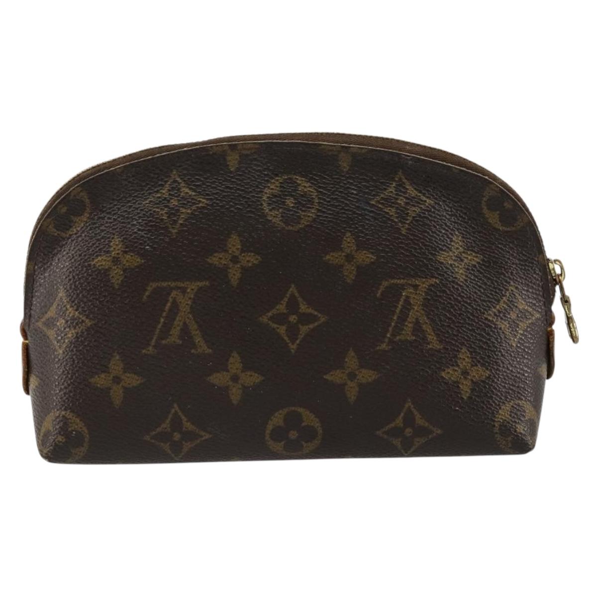 LOUIS VUITTON Monogram Pochette Cosmetic PM Pouch M43998 LV Auth 182668