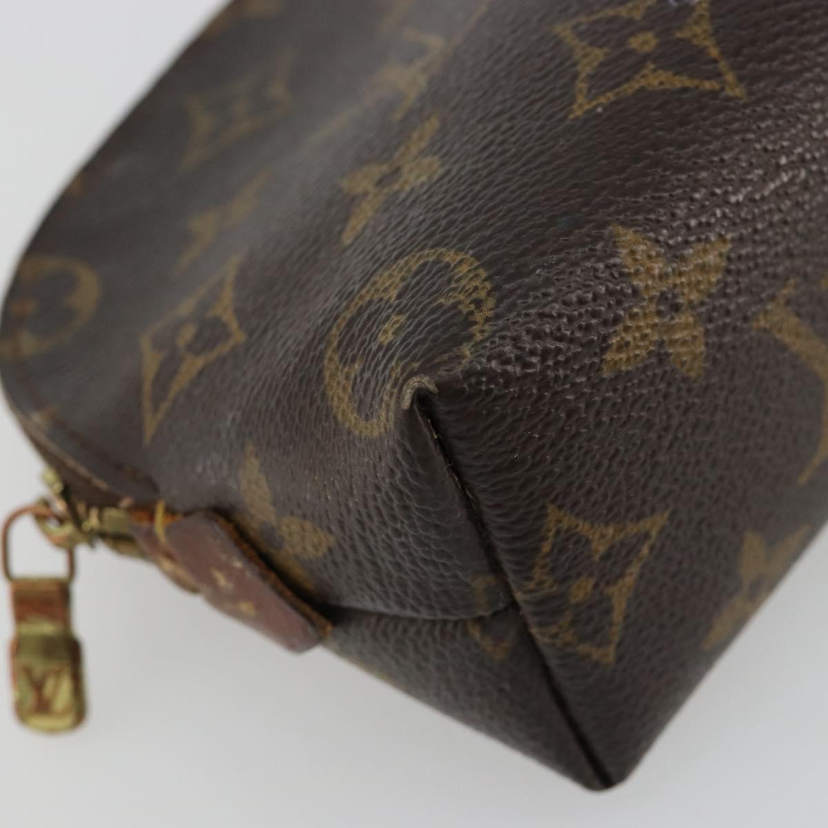 LOUIS VUITTON Monogram Pochette Cosmetic PM Pouch M43998 LV Auth 182668