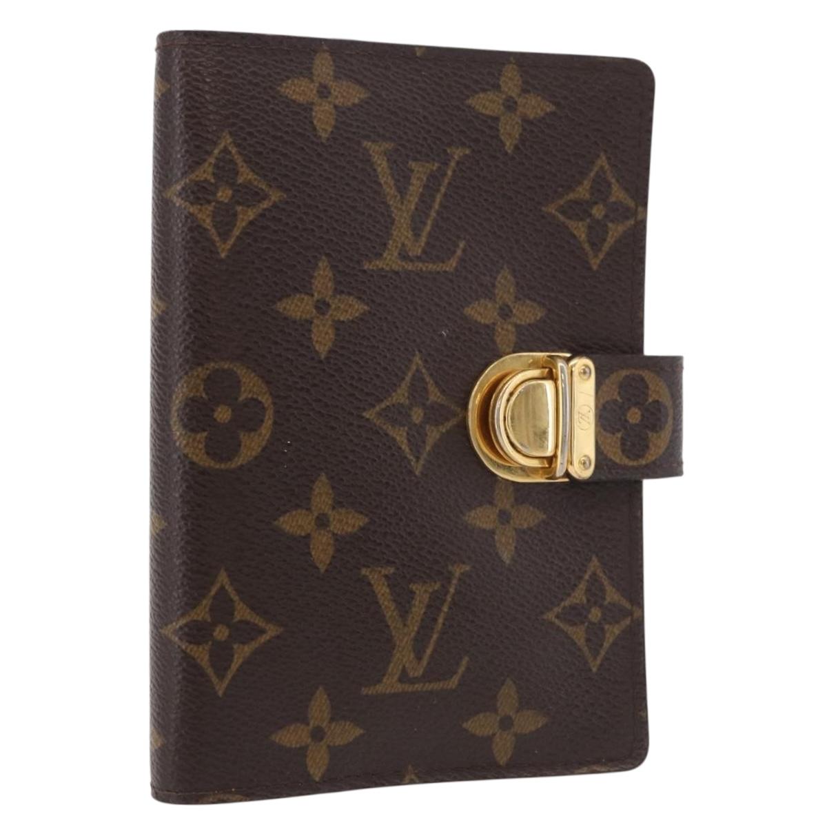 LOUIS VUITTON Monogram Agenda Koala PM Planner Cover Orange R21015 Auth 182674A