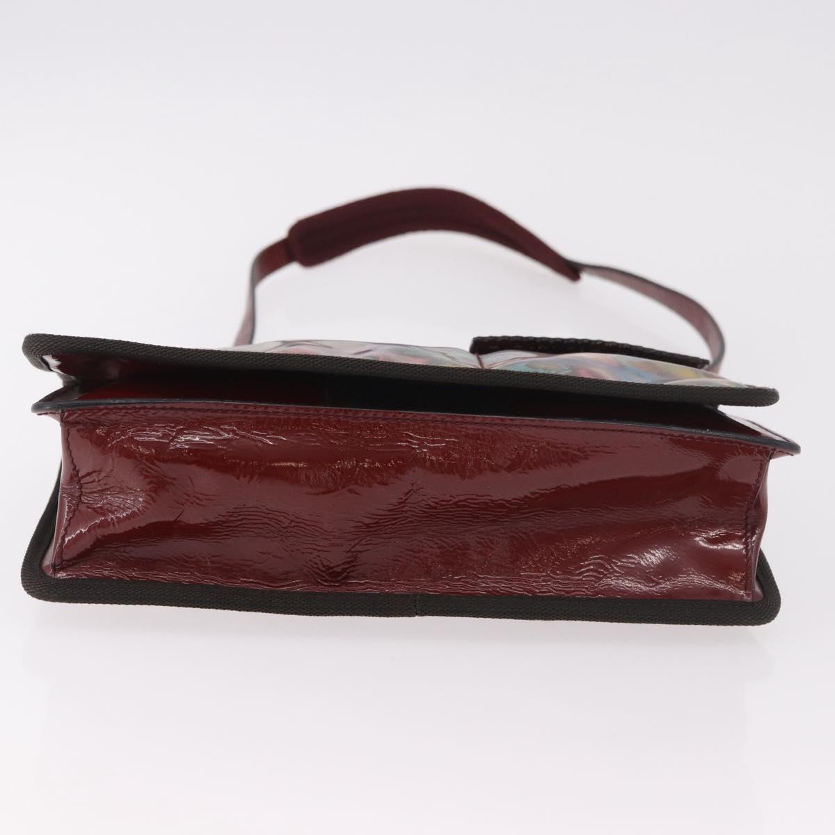 Miu Miu Shoulder Bag Leather Red Auth 182689