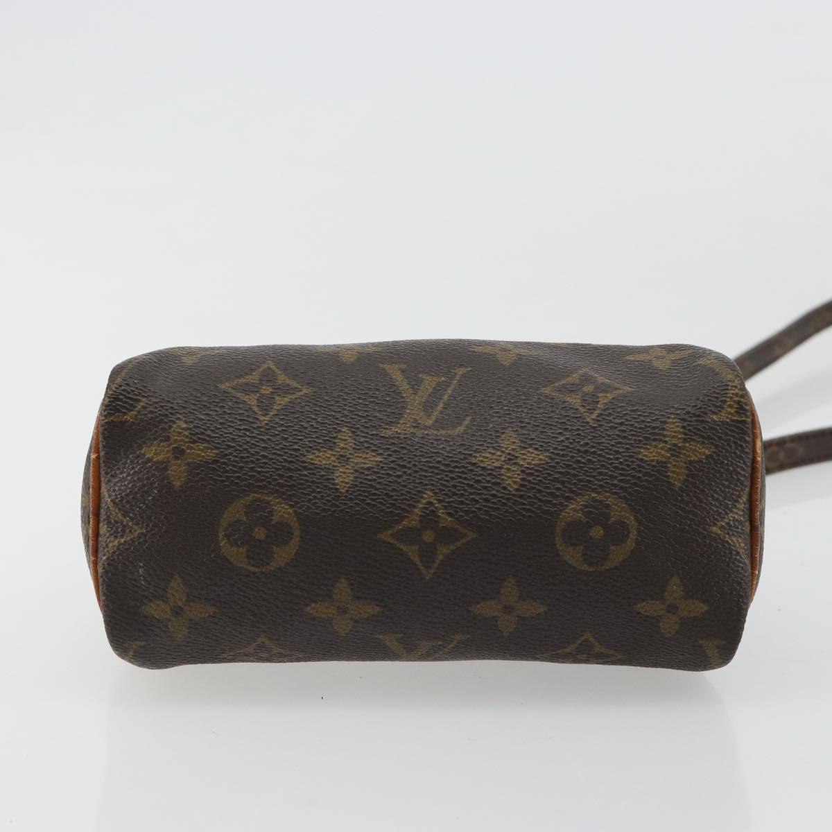 LOUIS VUITTON Monogram Mini Speedy Hand Bag M41534 LV Auth 182690