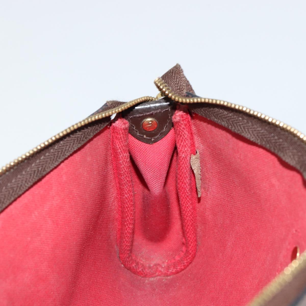 LOUIS VUITTON Damier Ebene Eva Shoulder Bag N55213 LV Auth 182694