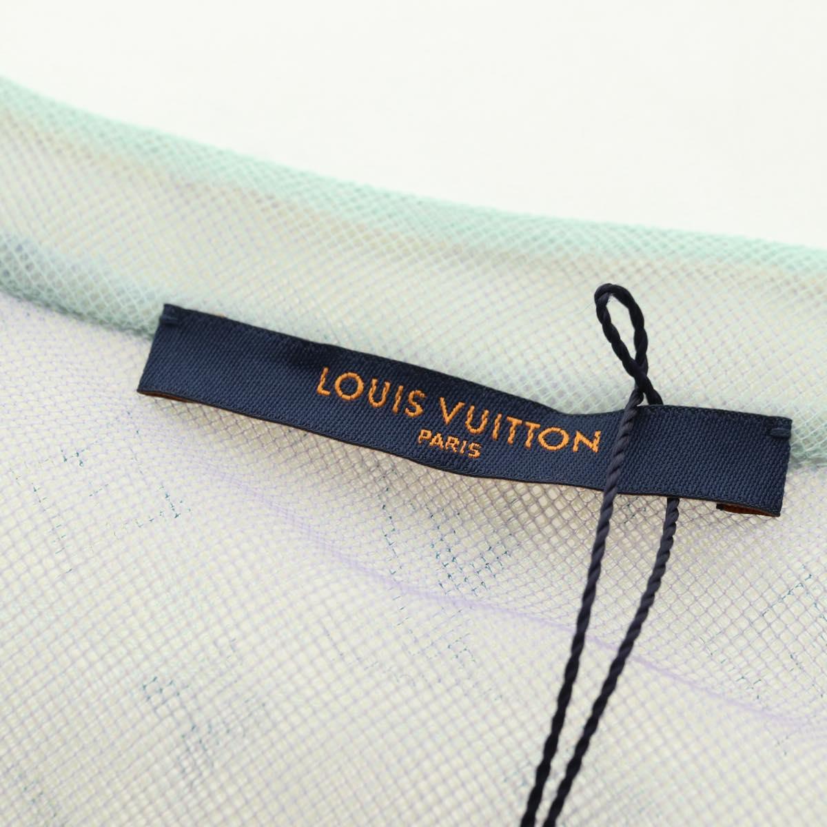 LOUIS VUITTON Tulle layered T-Shirt Nylon Multicolor RM201 LV Auth 182695M
