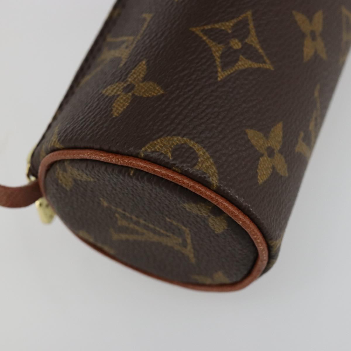 LOUIS VUITTON Monogram Papillon Pouch LV Auth 182698A