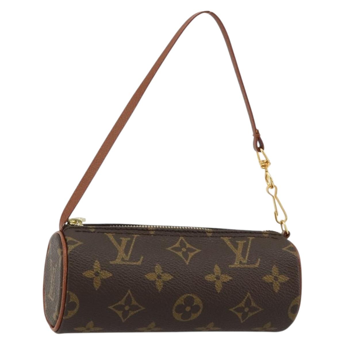 LOUIS VUITTON Monogram Papillon Pouch LV Auth 182698A