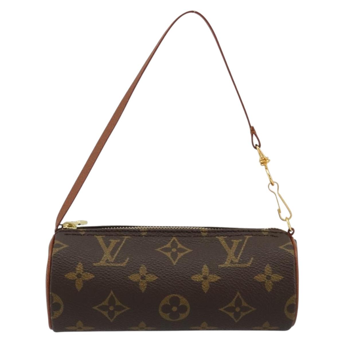 LOUIS VUITTON Monogram Papillon Pouch LV Auth 182698A