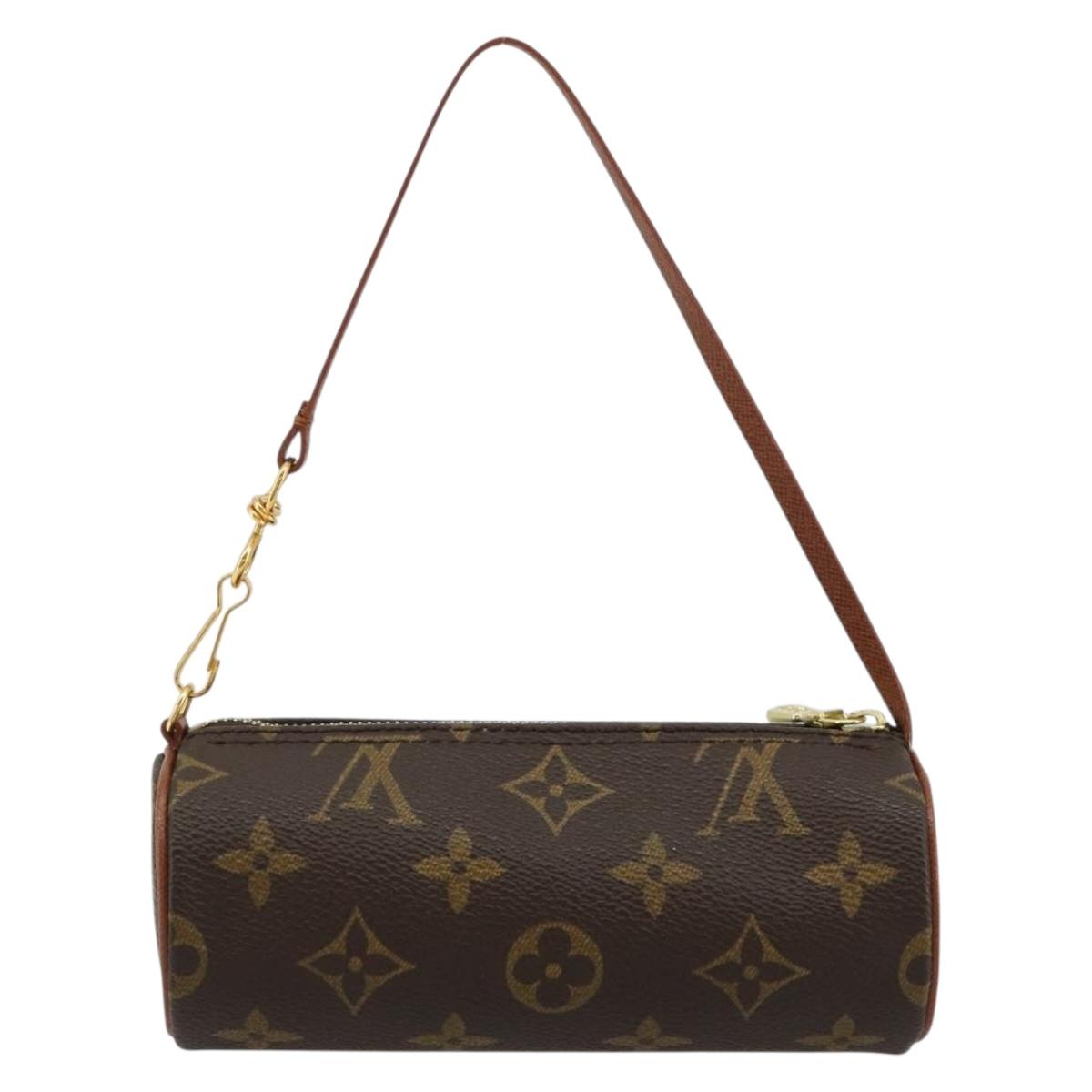 LOUIS VUITTON Monogram Papillon Pouch LV Auth 182698A