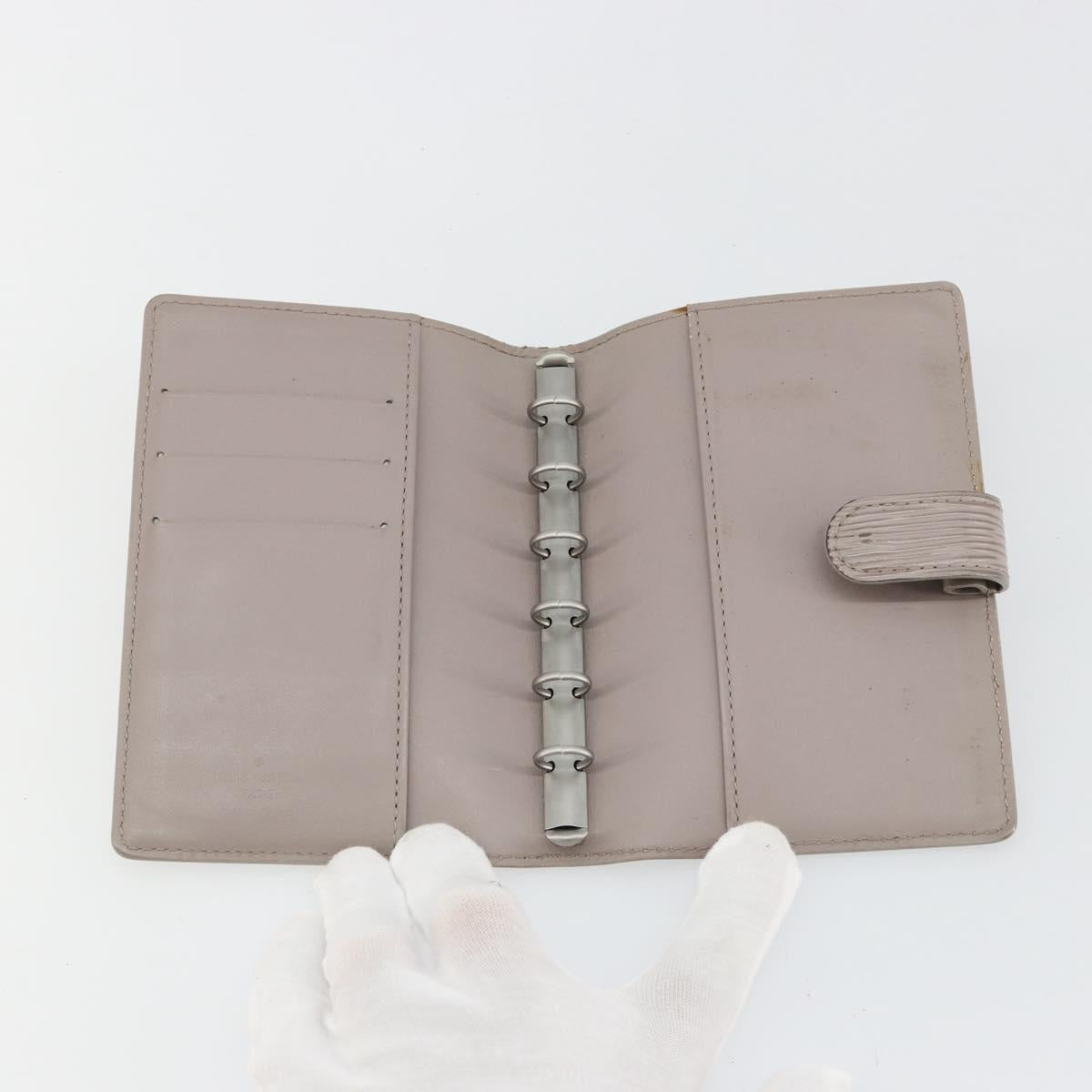 LOUIS VUITTON Epi Agenda PM Day Planner Cover Lilac R2005B LV Auth 182700