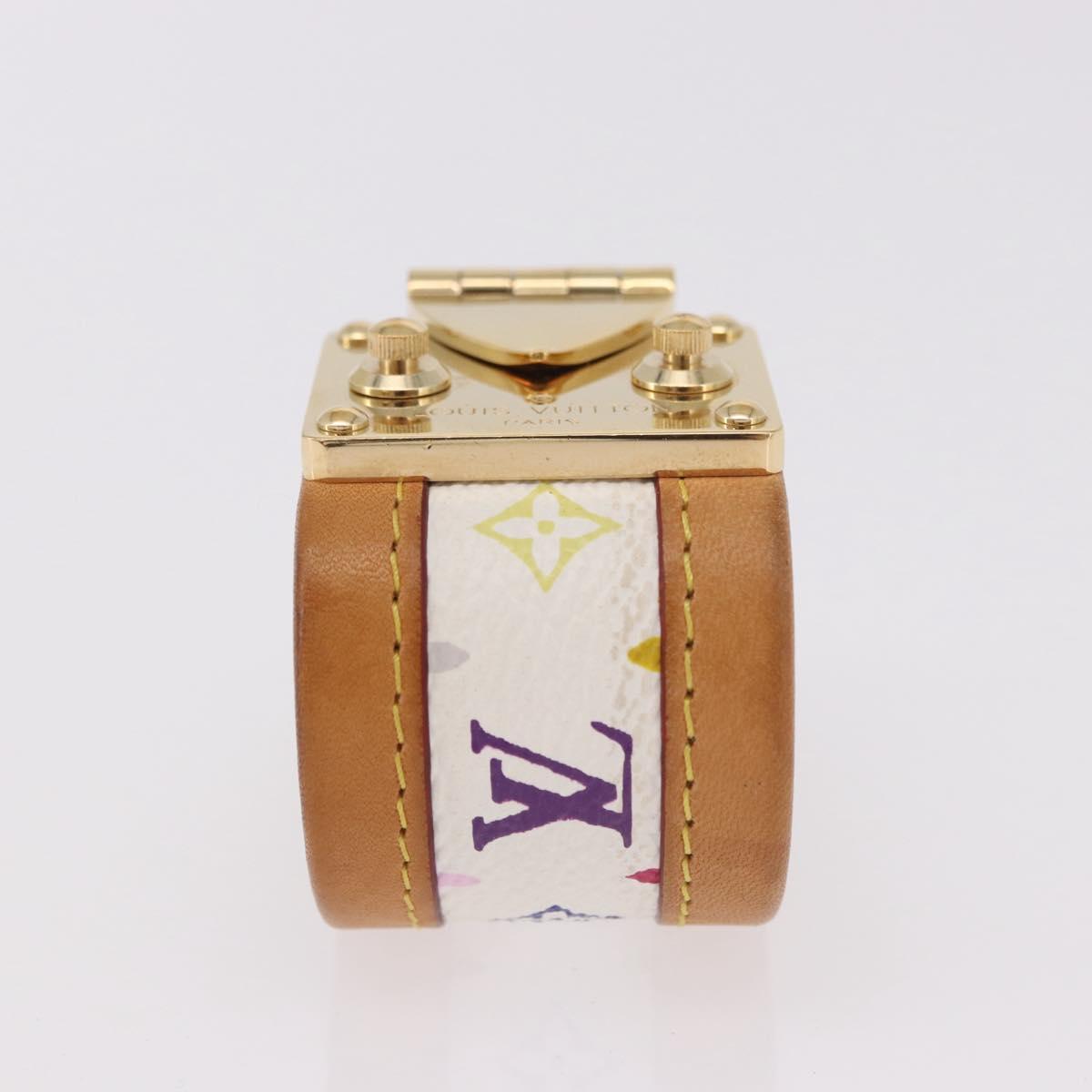 LOUIS VUITTON Monogram Multicolor Brass Koala White M65344 LV Auth 182703