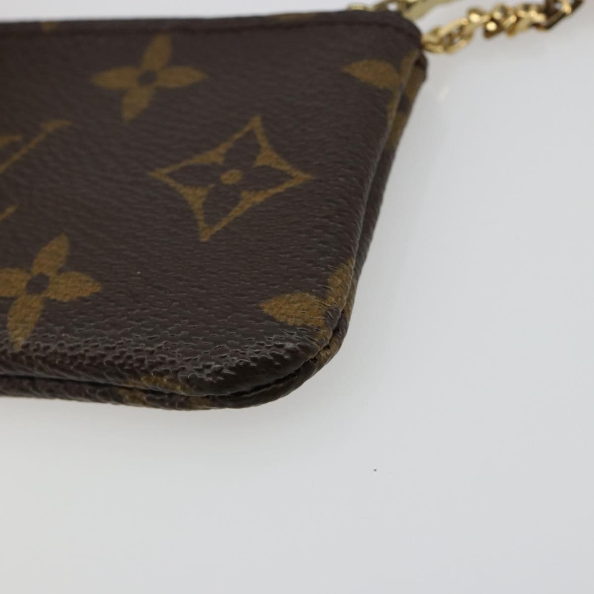 LOUIS VUITTON Monogram Pochette Cles Coin Purse M62650 LV Auth 182706