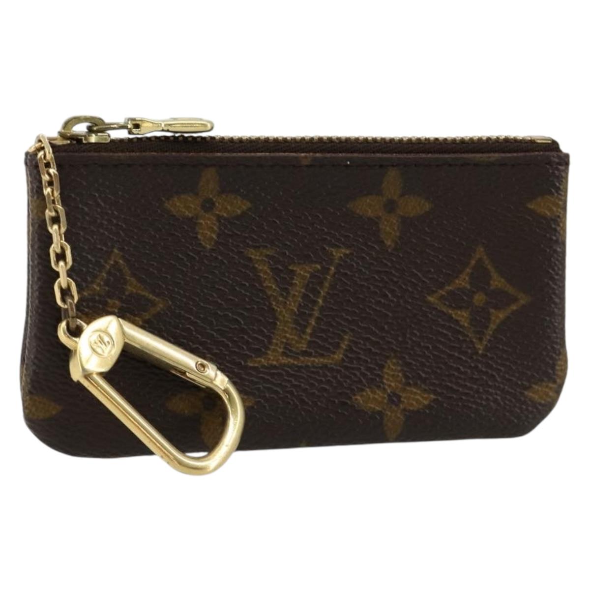 LOUIS VUITTON Monogram Pochette Cles Coin Purse M62650 LV Auth 182706