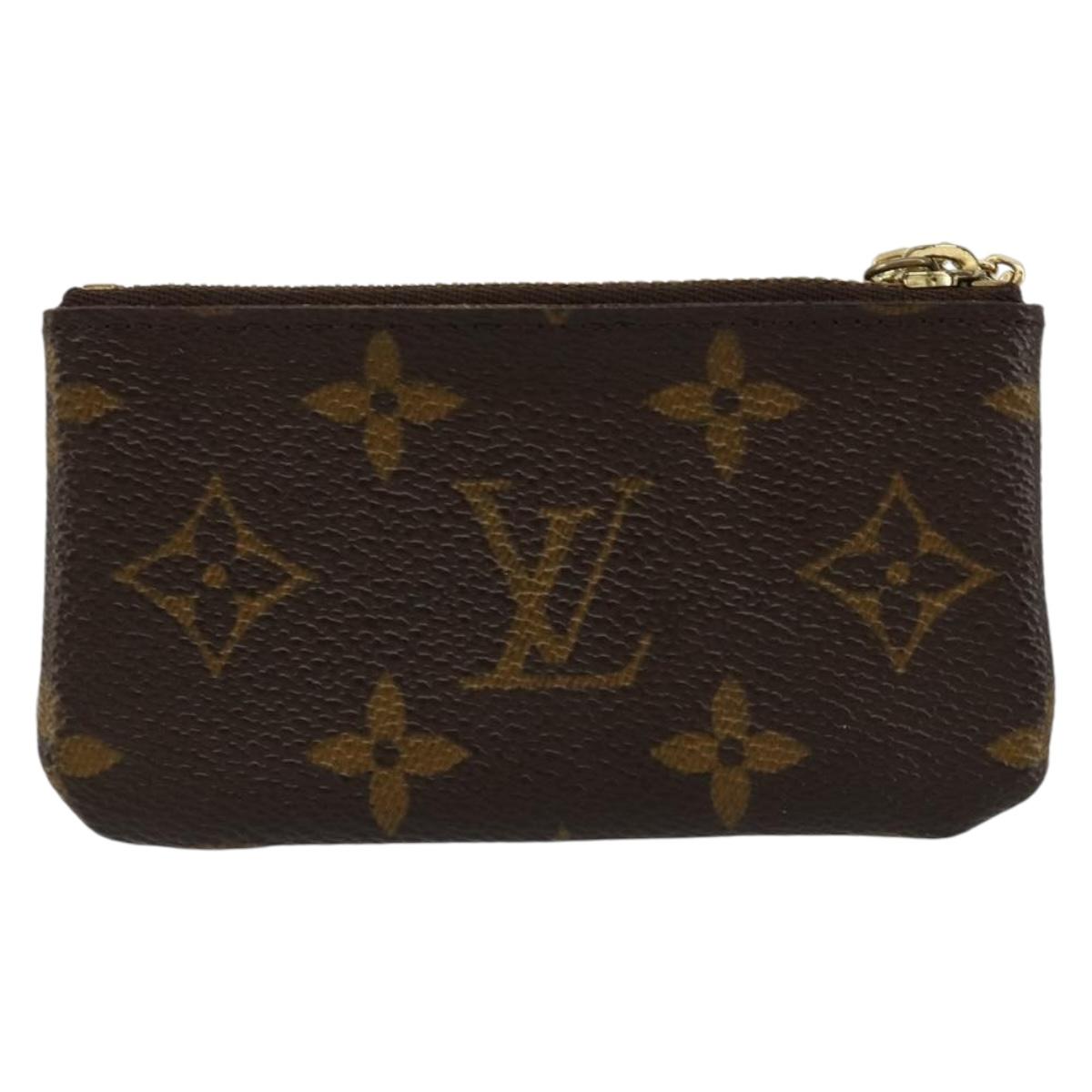 LOUIS VUITTON Monogram Pochette Cles Coin Purse M62650 LV Auth 182706