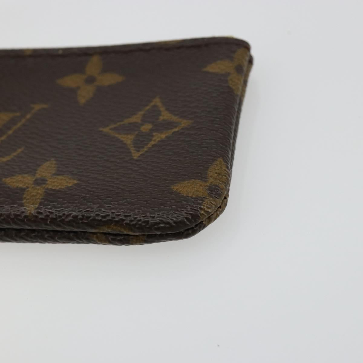 LOUIS VUITTON Monogram Pochette Cles Coin Purse M62650 LV Auth 182706