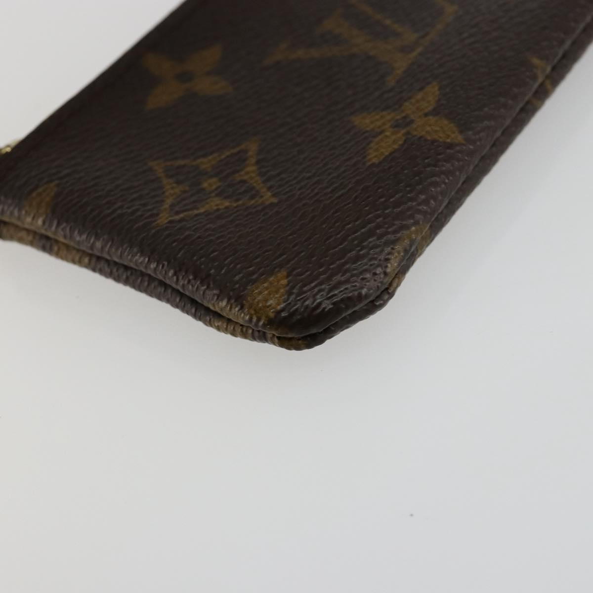 LOUIS VUITTON Monogram Pochette Cles Coin Purse M62650 LV Auth 182706