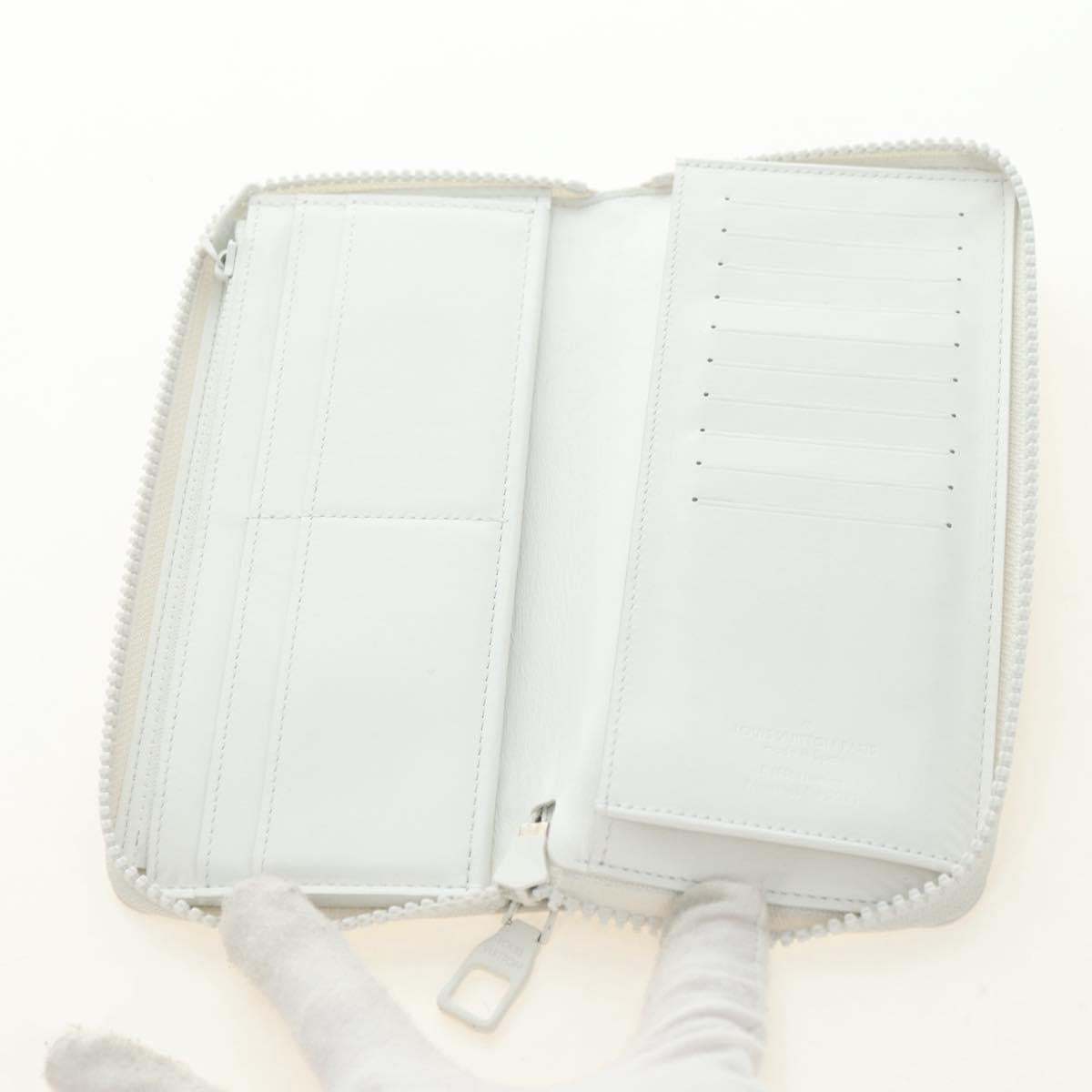 LOUIS VUITTON Taurillon Zippy Wallet Vertical LV Friend M80337 LV Auth 182719M