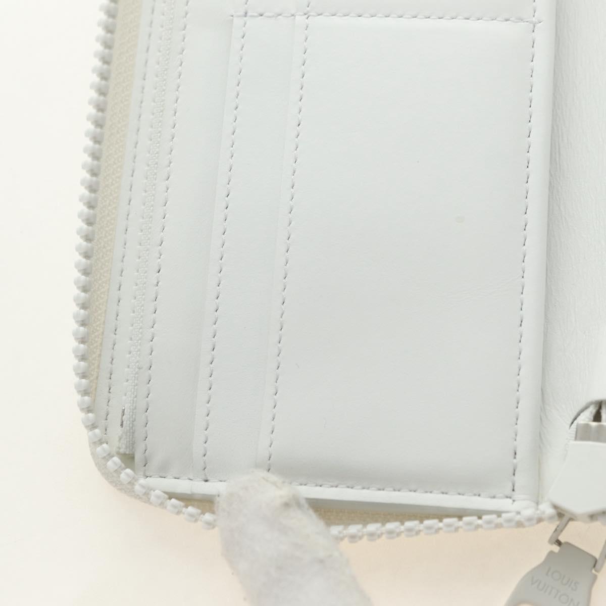 LOUIS VUITTON Taurillon Zippy Wallet Vertical LV Friend M80337 LV Auth 182719M