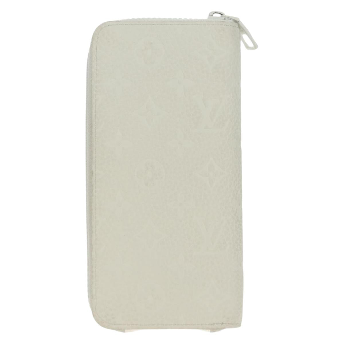 LOUIS VUITTON Taurillon Zippy Wallet Vertical LV Friend M80337 LV Auth 182719M