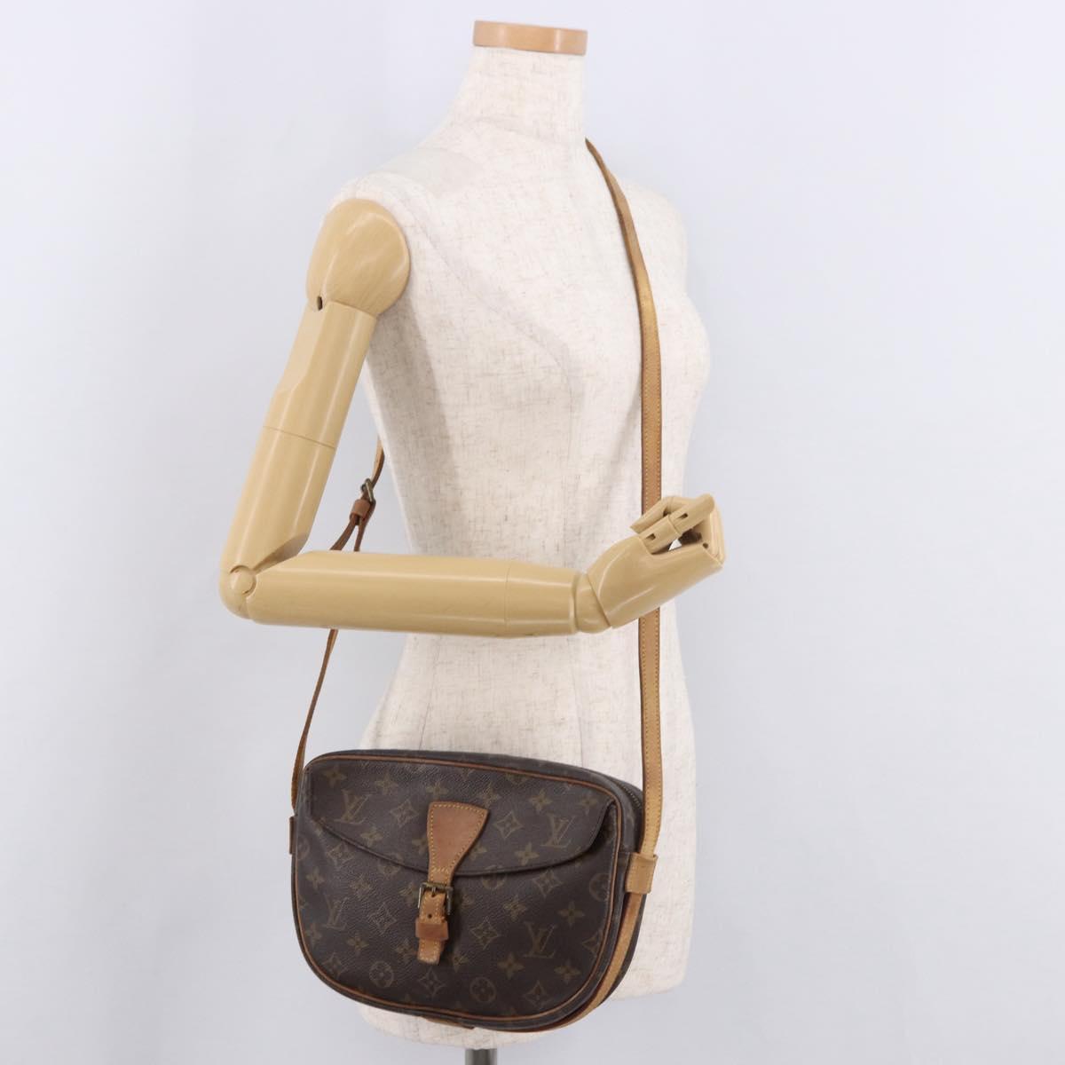 LOUIS VUITTON Monogram Jeune Fille MM Shoulder Bag M51226 LV Auth 182732