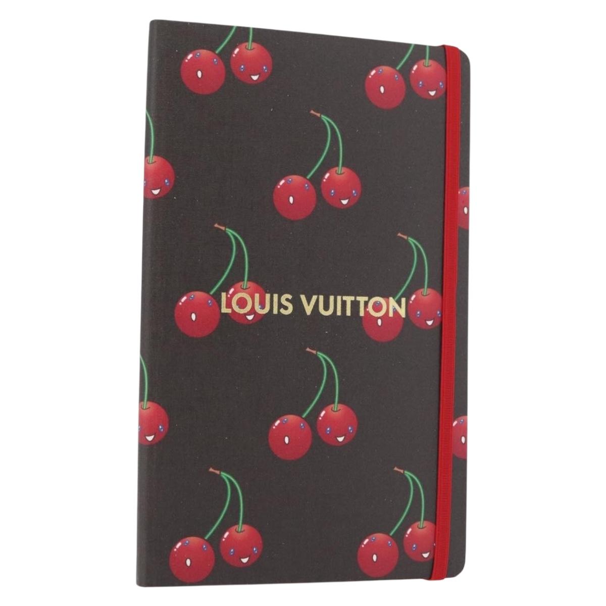 LOUIS VUITTON Monogram Cherry Notebook MM Jane GI1371 LV Auth 182736M