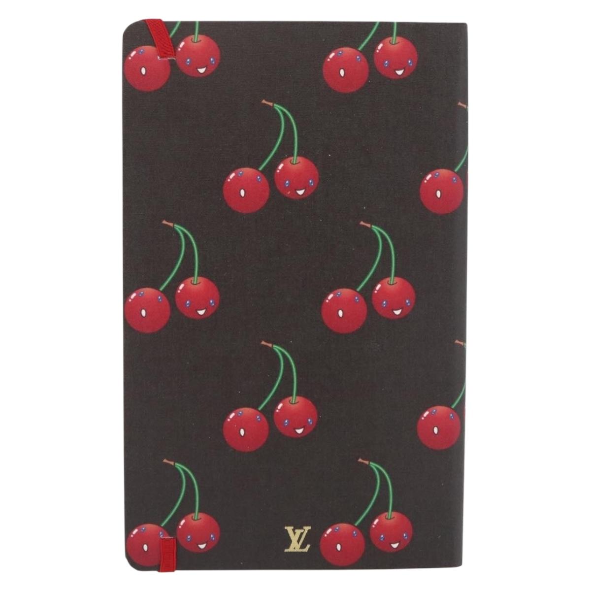 LOUIS VUITTON Monogram Cherry Notebook MM Jane GI1371 LV Auth 182736M