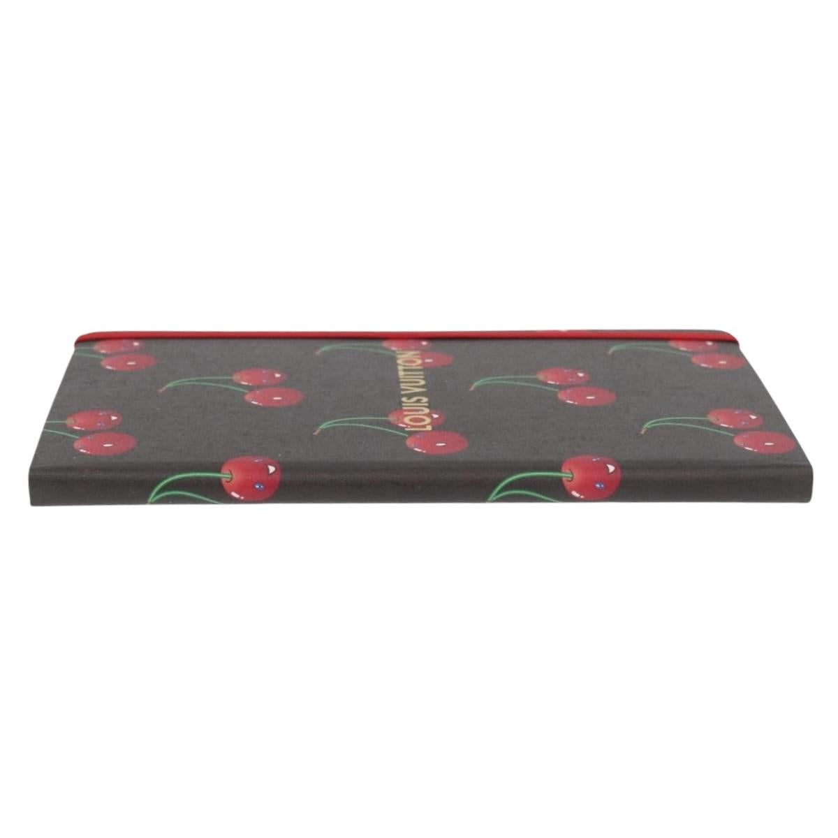 LOUIS VUITTON Monogram Cherry Notebook MM Jane GI1371 LV Auth 182736M